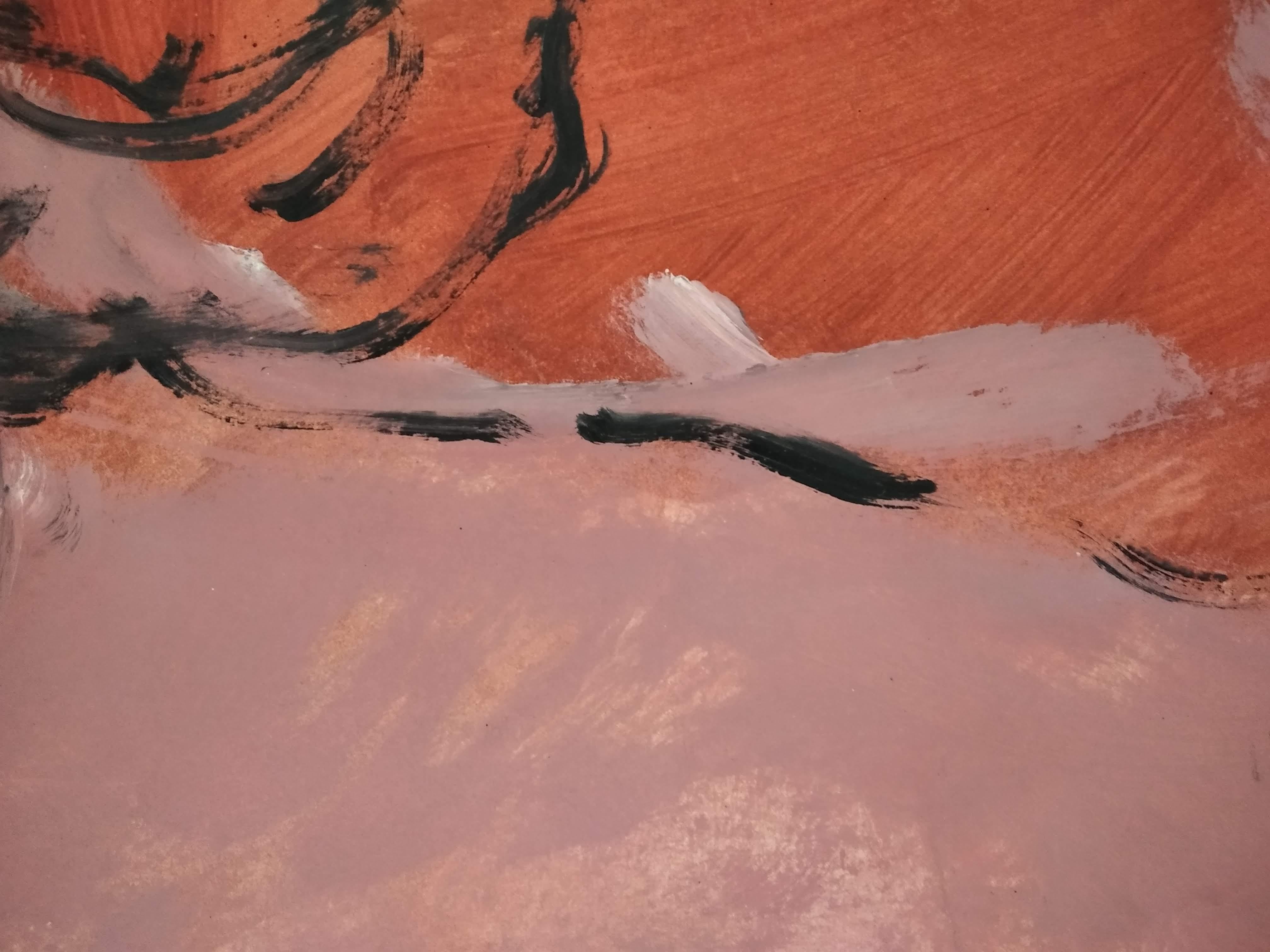 Después del desierto (Abstrakt), Painting, von Velilla, Carlos