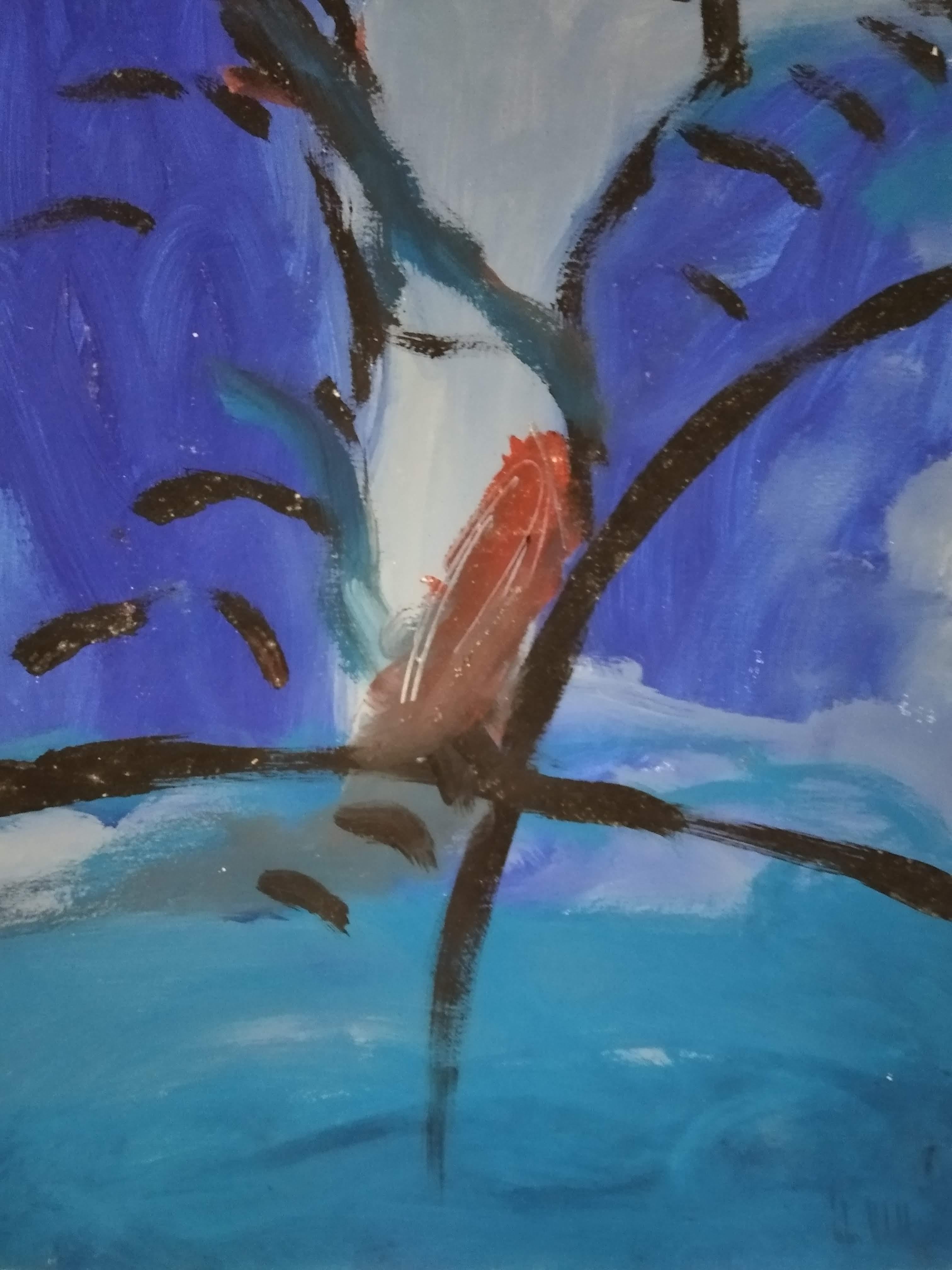 Velilla, Carlos Landscape Painting – Der nackte Sumpf