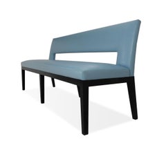 Velin Wood & Leather Bench by Christian Liaigre for Holly Hunt