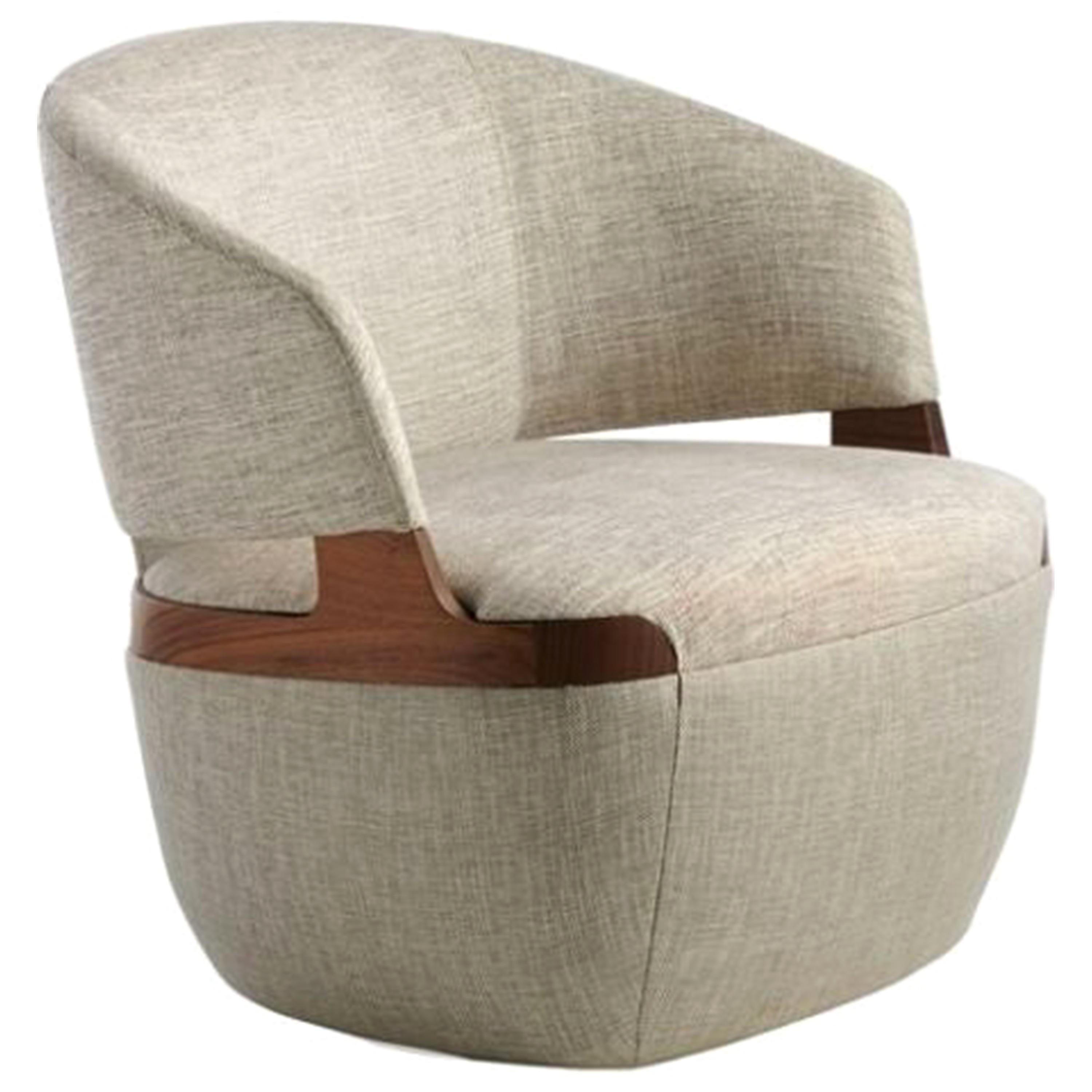 Velis Swivel Armchair by Potocco For Sale