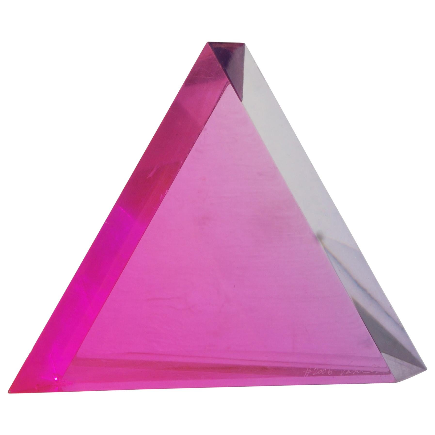 Velizar Mihich "Vasa" Acrylic Triangle