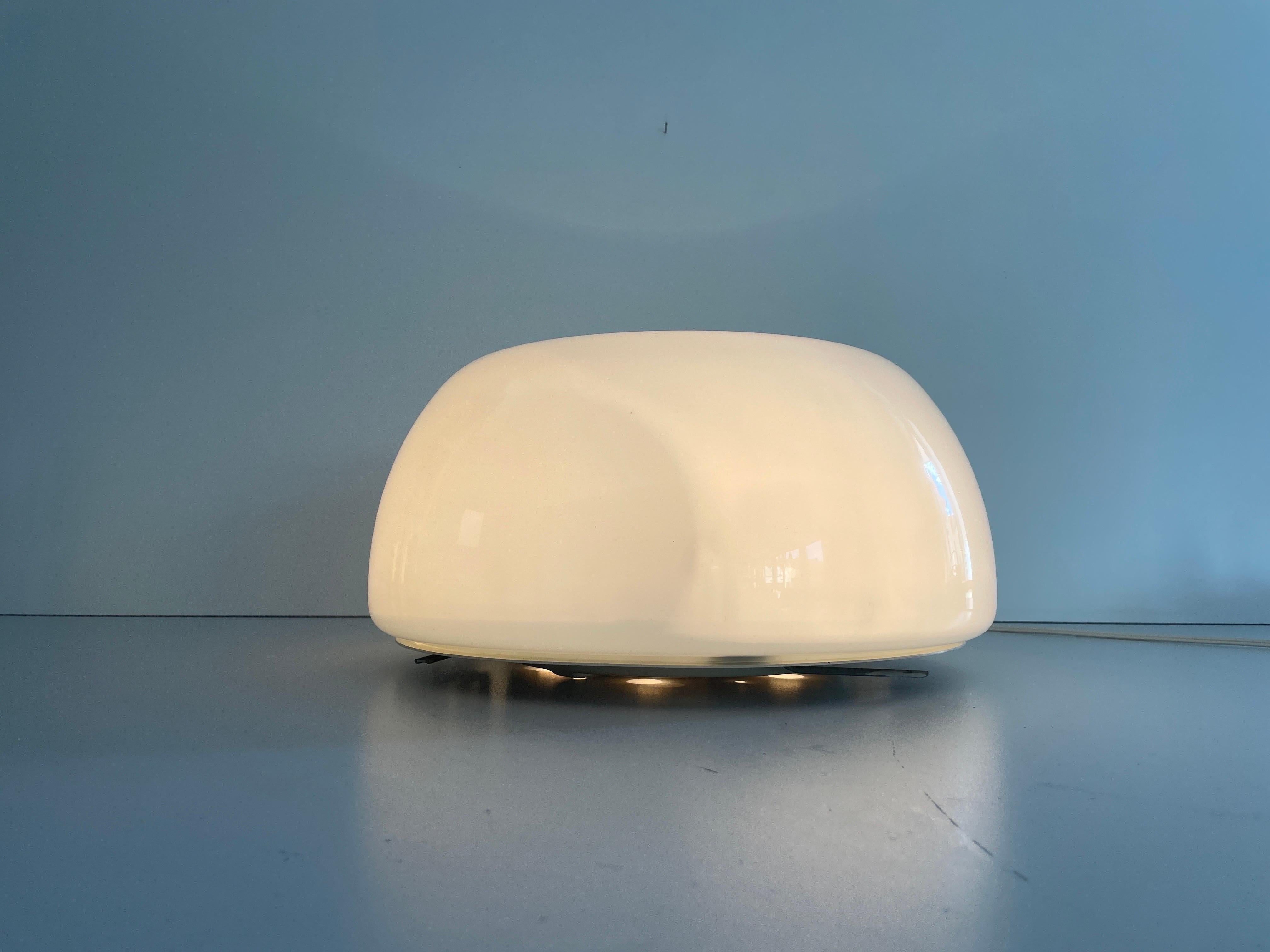 'Vellela' Opaline Flush Mount by Achille Castiglioni for Flos, 1960s, Germany For Sale 3