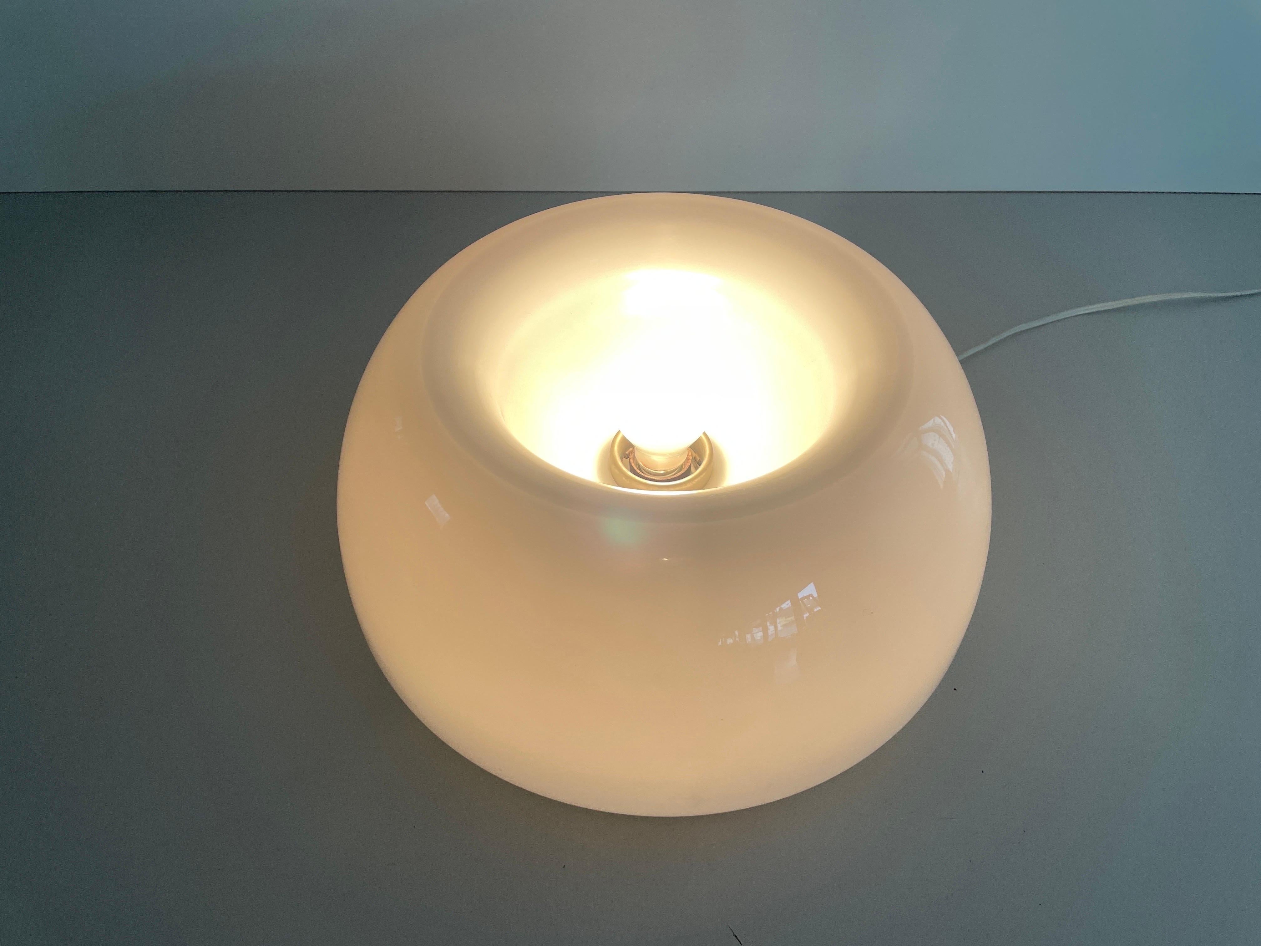 Montatura ad incasso opalina 'Vellela' di Achille Castiglioni per Flos, anni '60, Germania in vendita 6