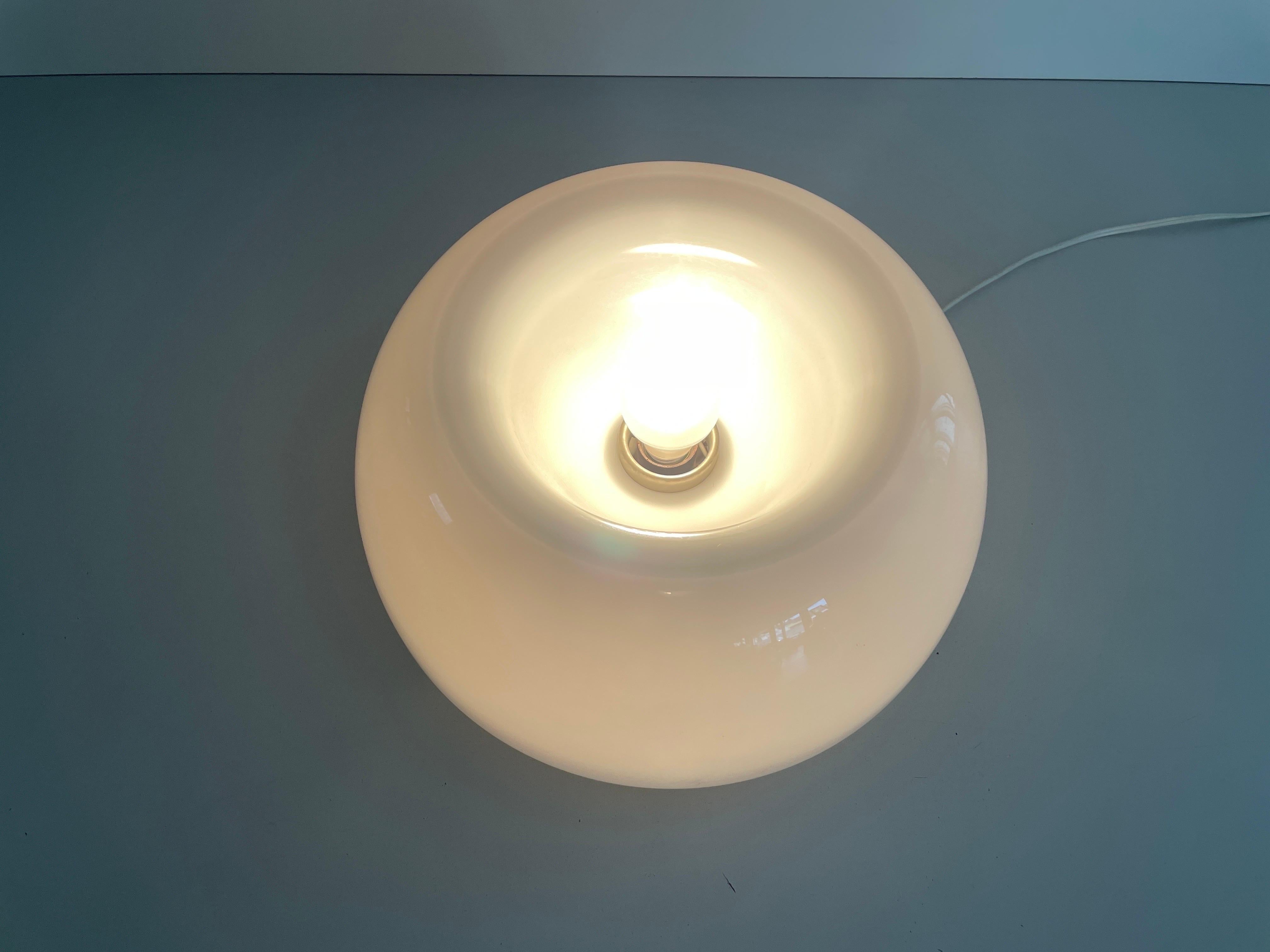 Montatura ad incasso opalina 'Vellela' di Achille Castiglioni per Flos, anni '60, Germania in vendita 7