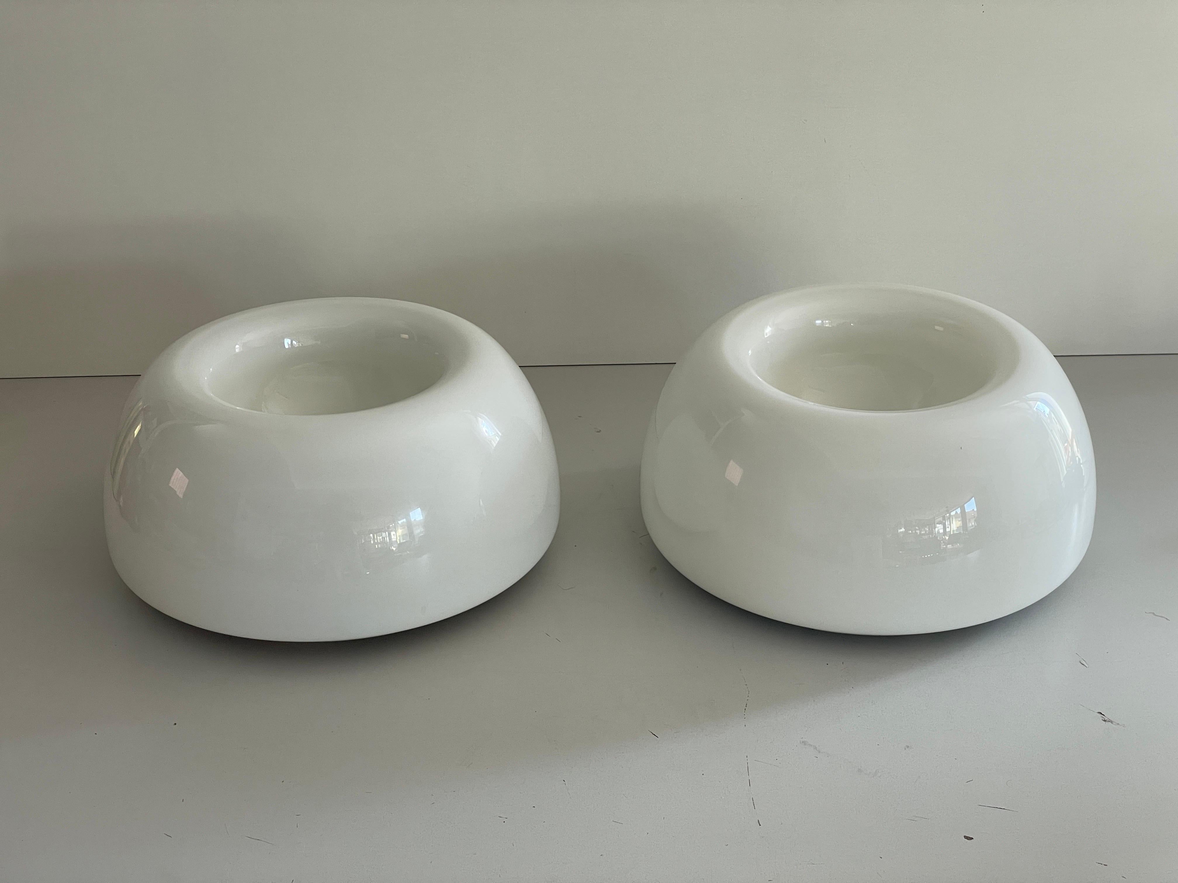 'Vellela' Opaline Flush Mount by Achille Castiglioni for Flos, 1960s, Germany For Sale 10