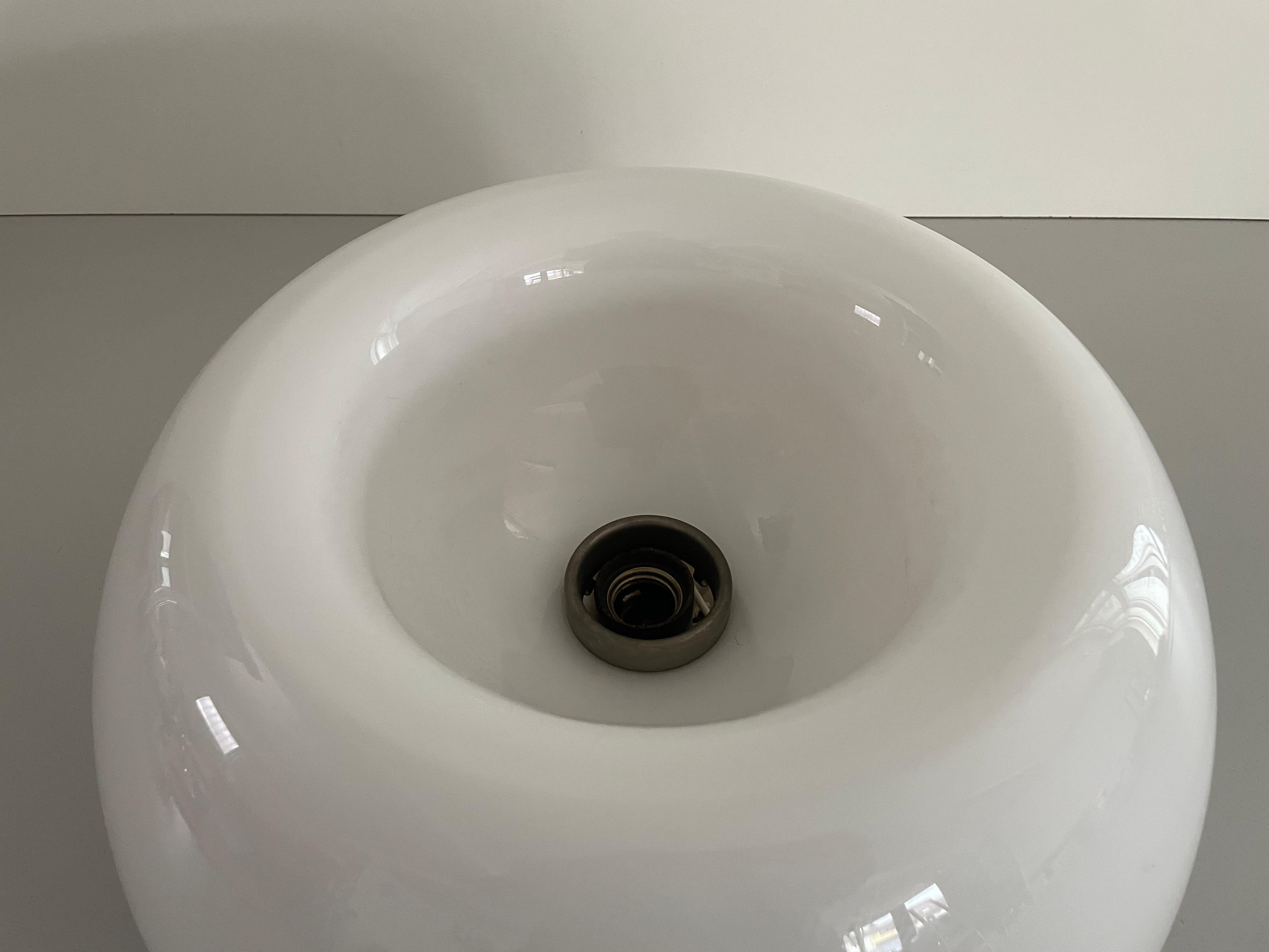Montatura ad incasso opalina 'Vellela' di Achille Castiglioni per Flos, anni '60, Germania In condizioni ottime in vendita a Hagenbach, DE