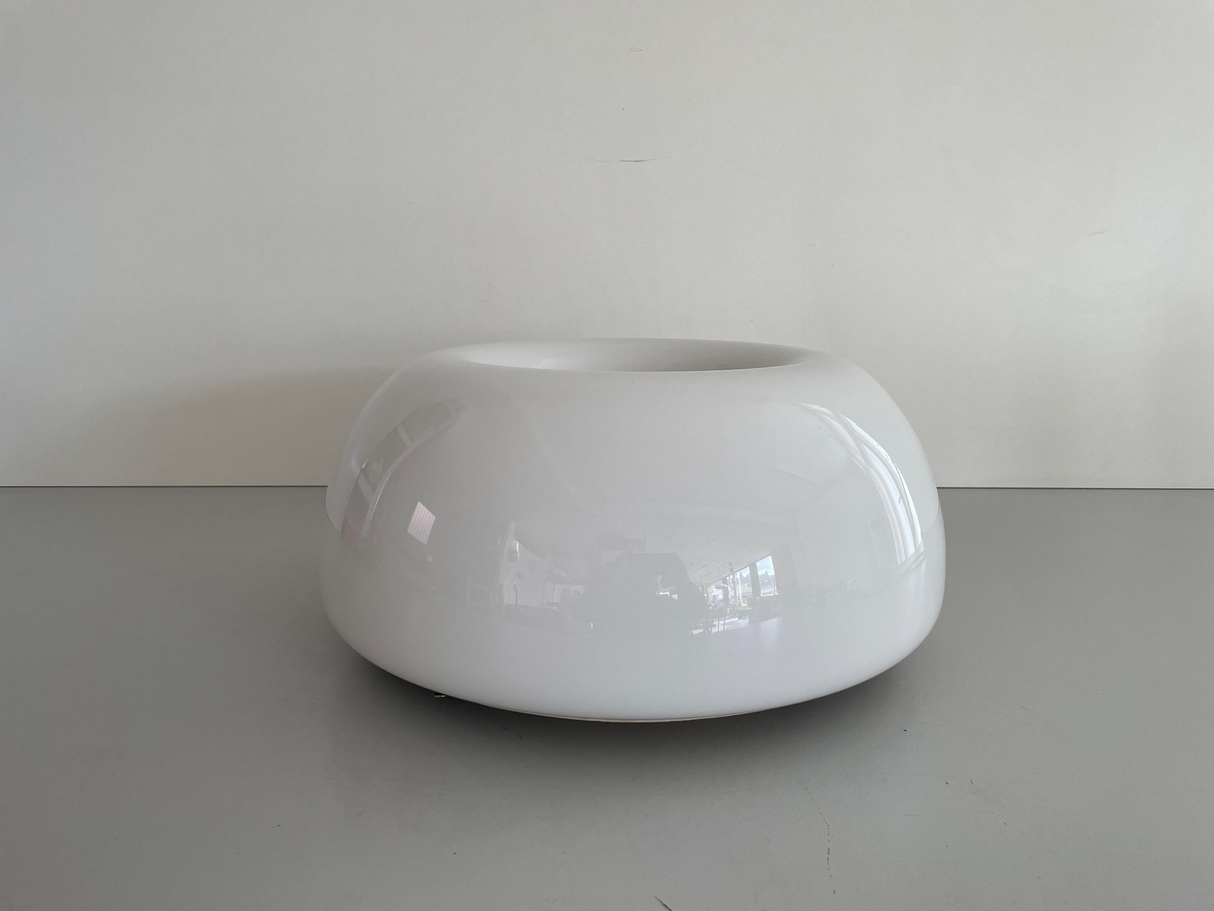 Opal-Einbaubeleuchtung „Vellela“ von Achille Castiglioni für Flos, 1960er Jahre, Deutschland (Metall) im Angebot