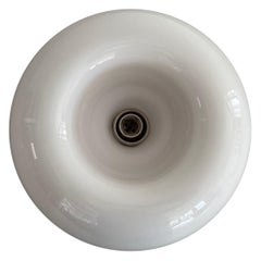 Montatura ad incasso opalina 'Vellela' di Achille Castiglioni per Flos, anni '60, Germania