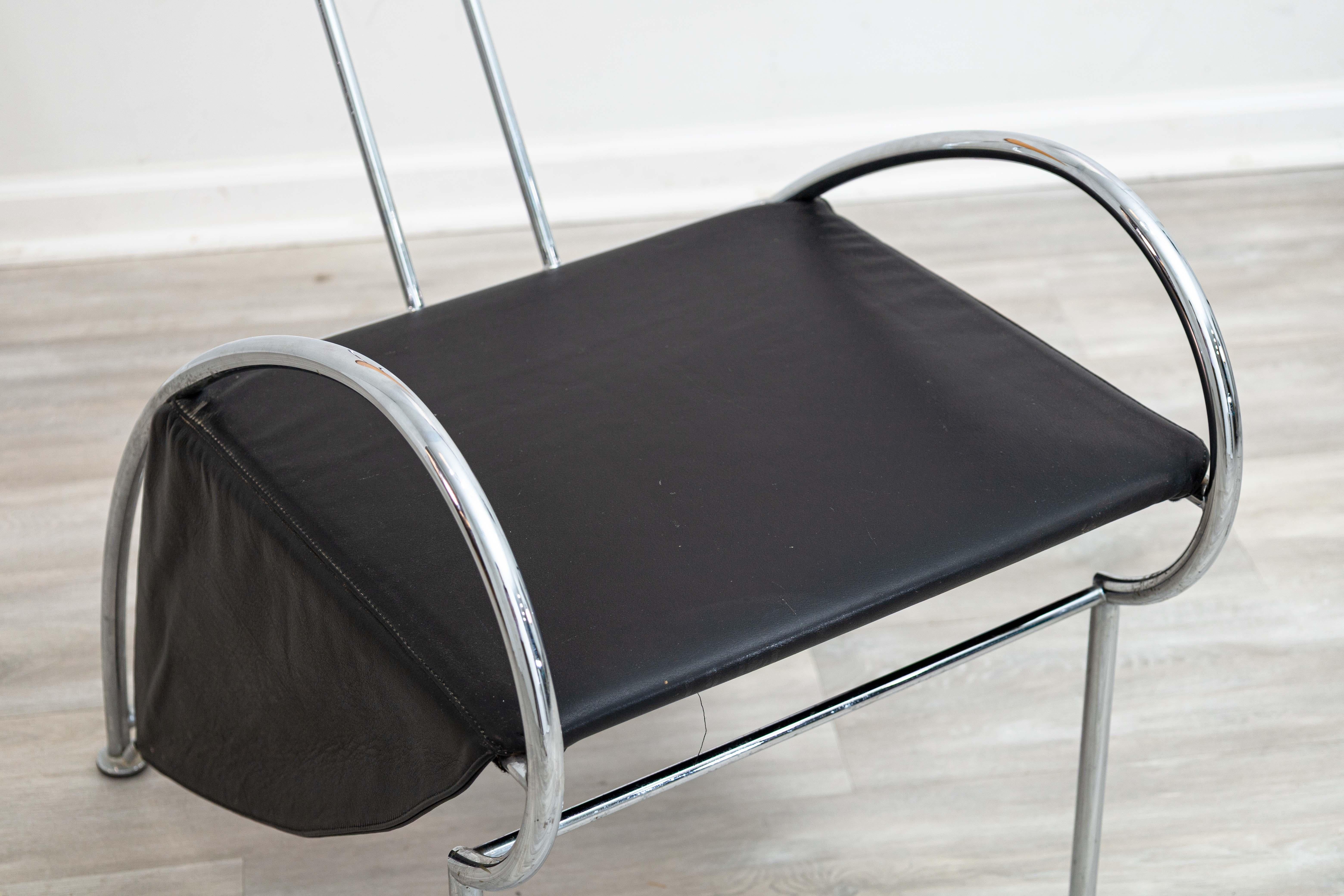 Post-Modern Velox Chair by Massimo Iosa Ghini Postmodern 1980s Italian Accent Armchair