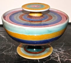 Velten-Vordamm Theodor Bogler Bauhaus Covered Compote