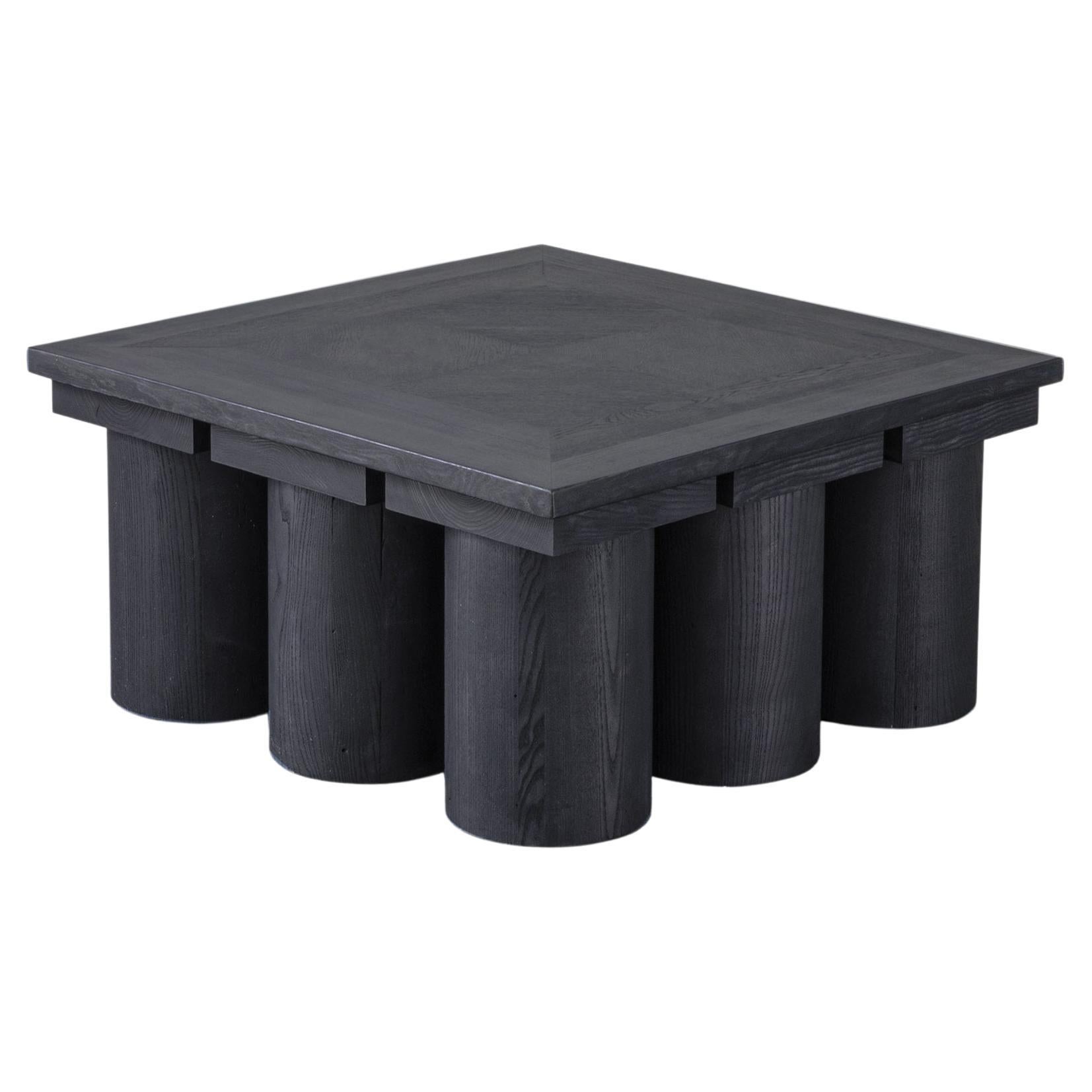 Veltrusy Mansion Sculptural Coffee Table Made Out of Reclaimed Ash Wood For Sale