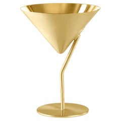 Velvet 1 Copa de Martini bañada en oro de Zanetto