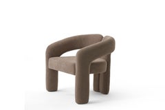 Sillón de terciopelo, Sillón gris, Sillón de tela a medida