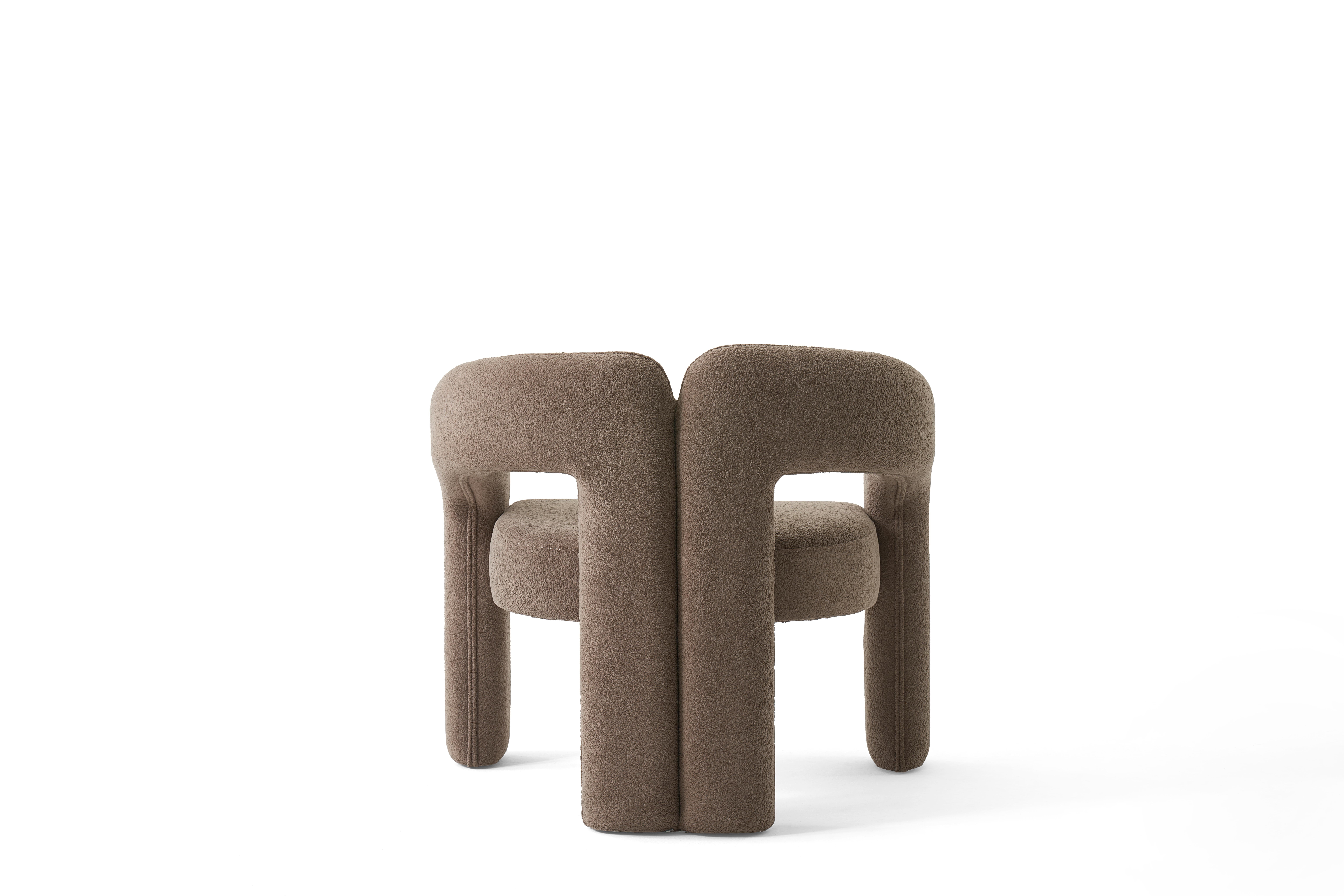 Turkish Velvet Armchair, Grey Armchair, Custom Fabric Armchair For Sale