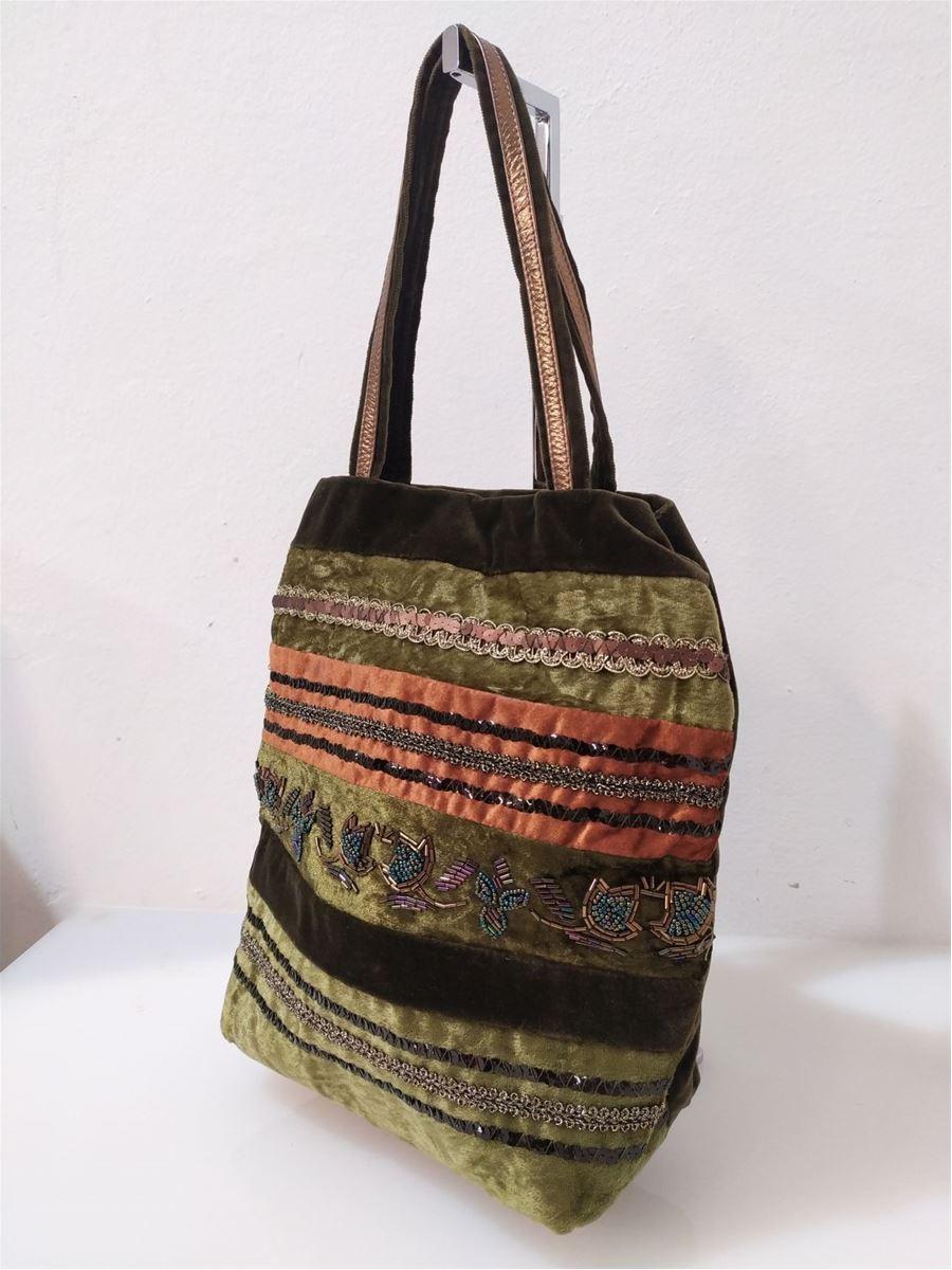 Black Braccialini Velvet bag size Unique For Sale