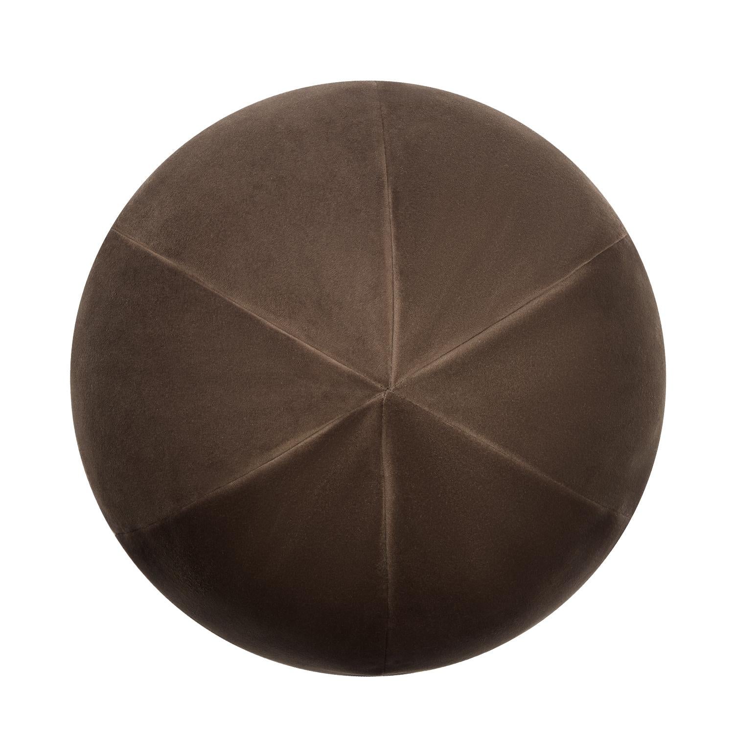 LO Décor  Velvet Ball Cushion is the new outstanding decorative pillow , that will enhance any contemporary and modern living. Elegant and minimal, striking in its simplicity, this refined handmade Velvet Ball echoes the refined mood design of its