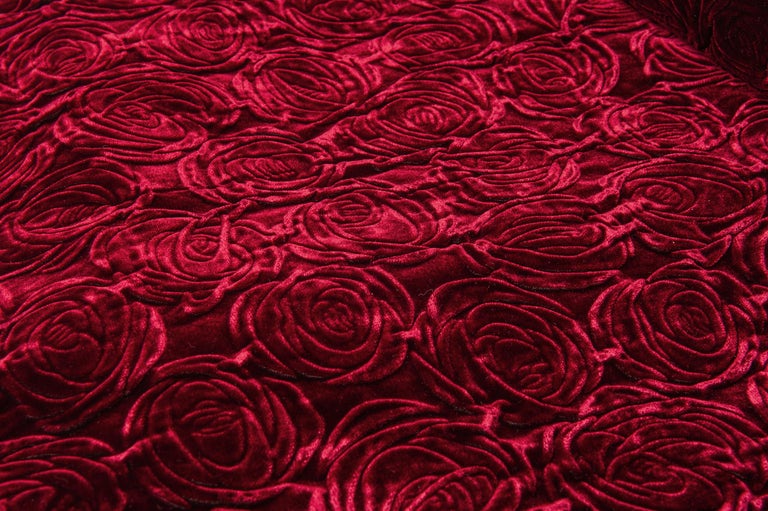 Velvet Swell Blanket with Purple Roses For Sale at 1stDibs purple