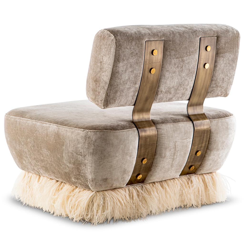 fluffy lounge chair