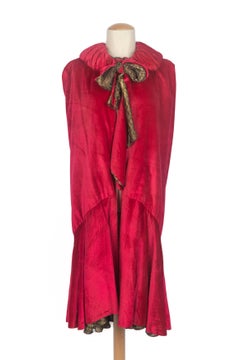 Velvet cape coat 1920s