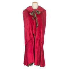 Velvet cape coat 1920s