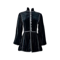 Cappotto in velluto di Yves Saint Laurent Rive Gauche - Collezione Ballets Russes Opera