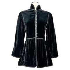 Velvet coat by Yves Saint Laurent Rive Gauche - Ballets Russes Opera collection