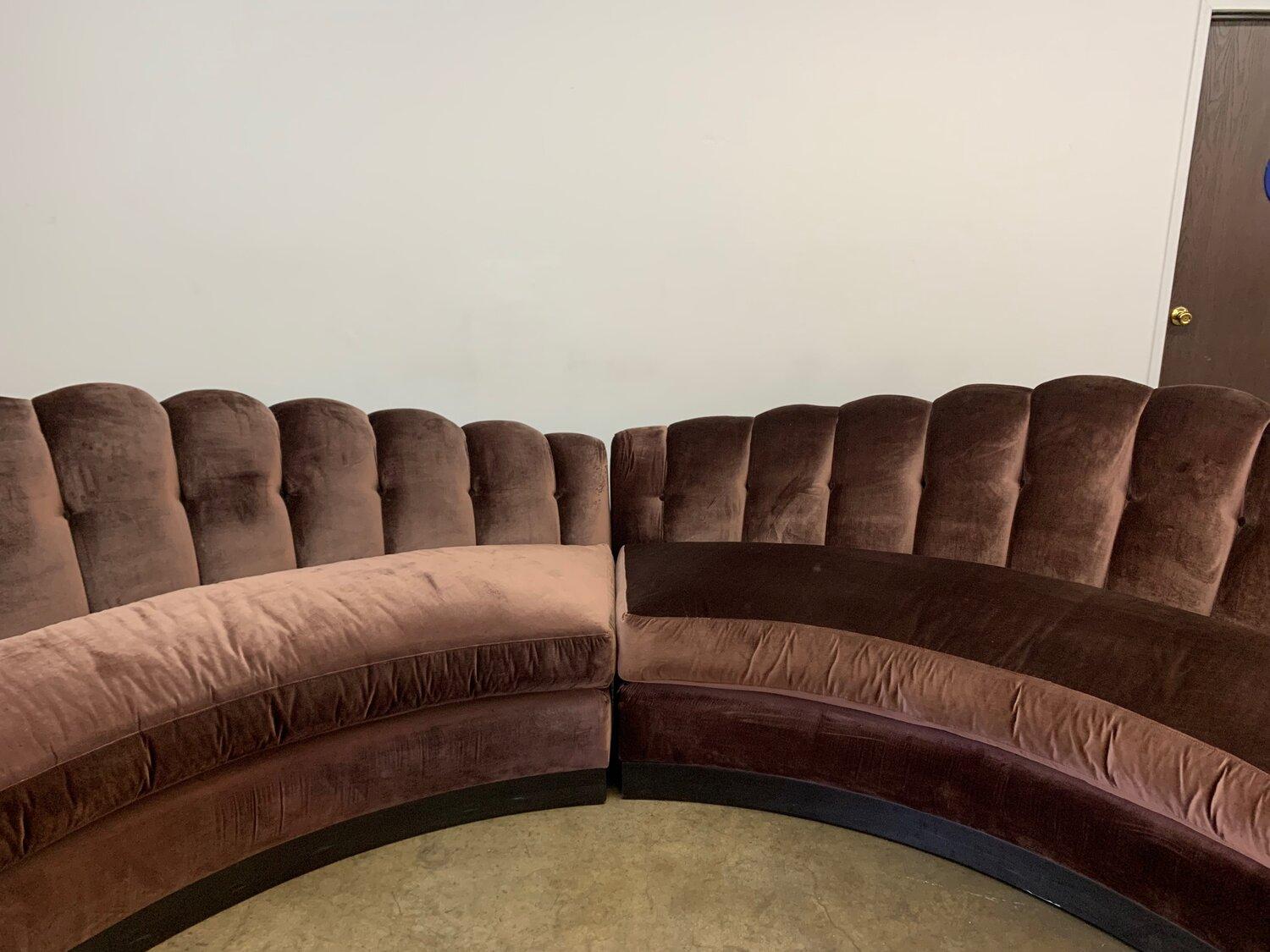 crescent couch