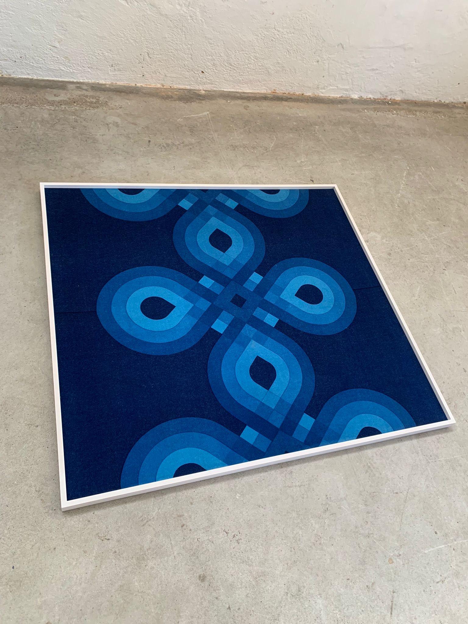 Velvet decorative panel by Gaetano Pesce 