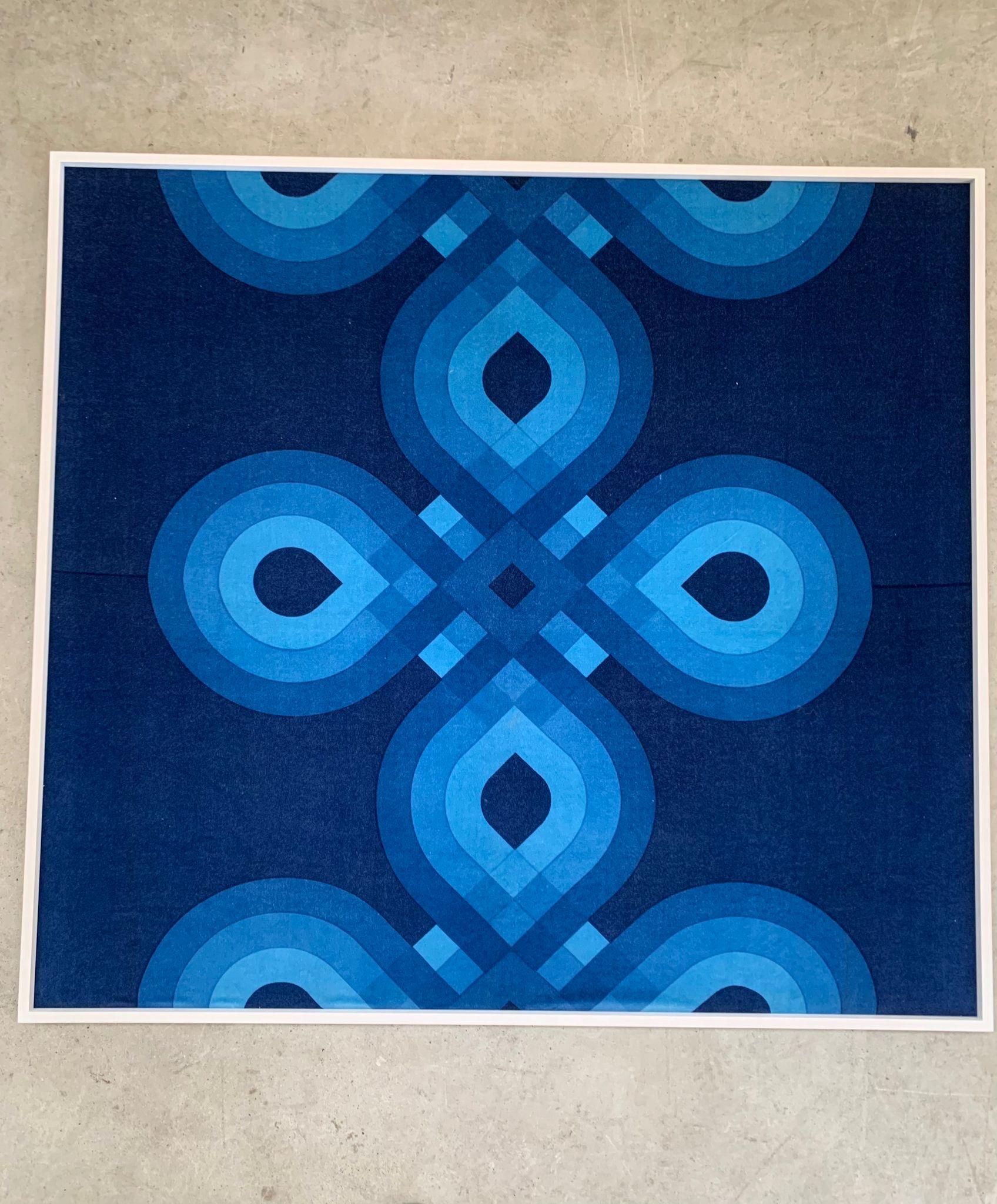 Velvet decorative panel by Gaetano Pesce 