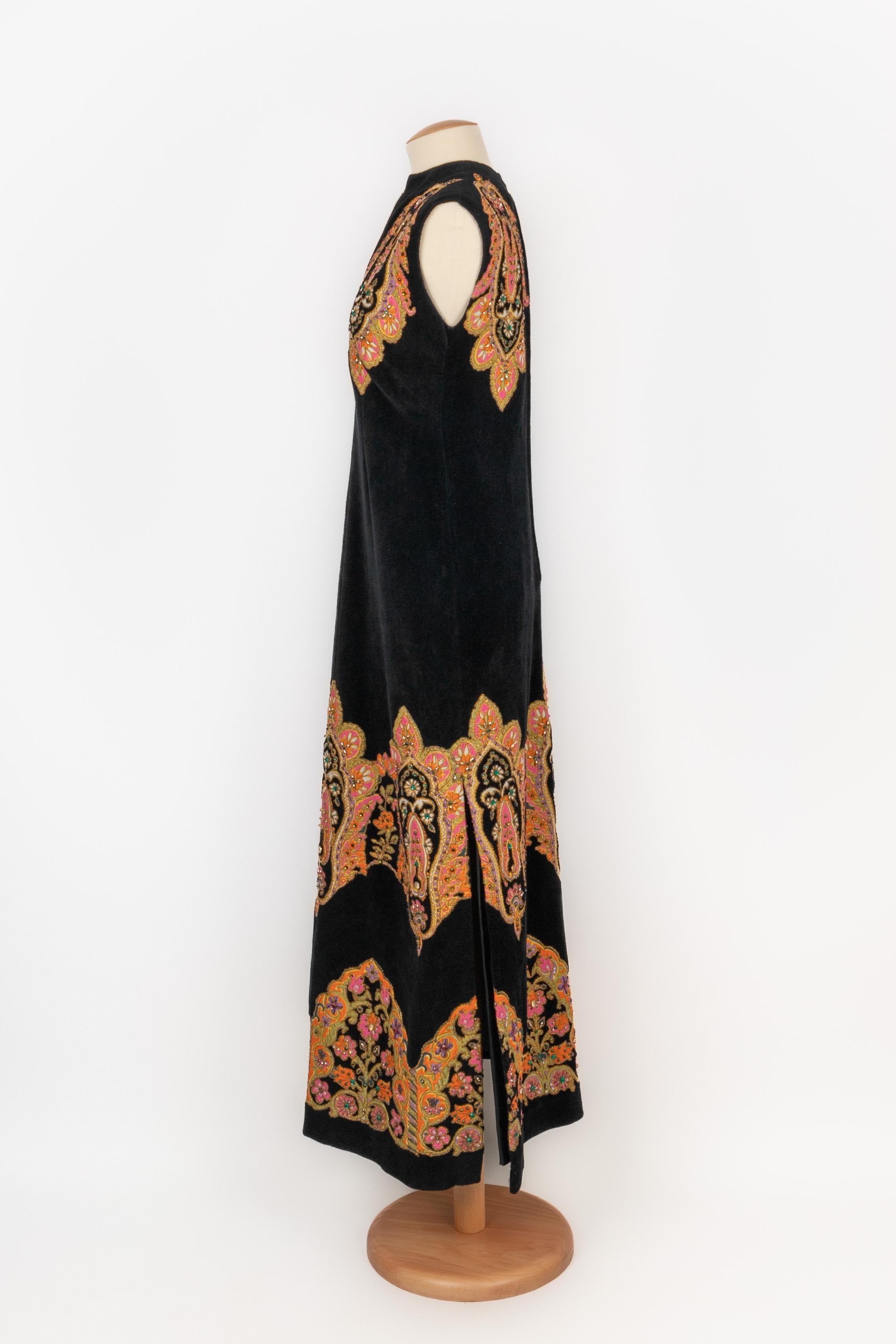 Samtkleid 1960er Jahre im Angebot 1