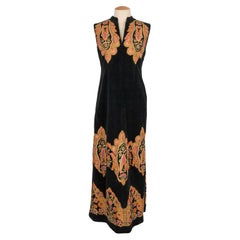 Velvet dress 1960s
