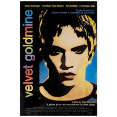 Vintage Velvet Goldmine 1998 U.S. One Sheet Film Poster