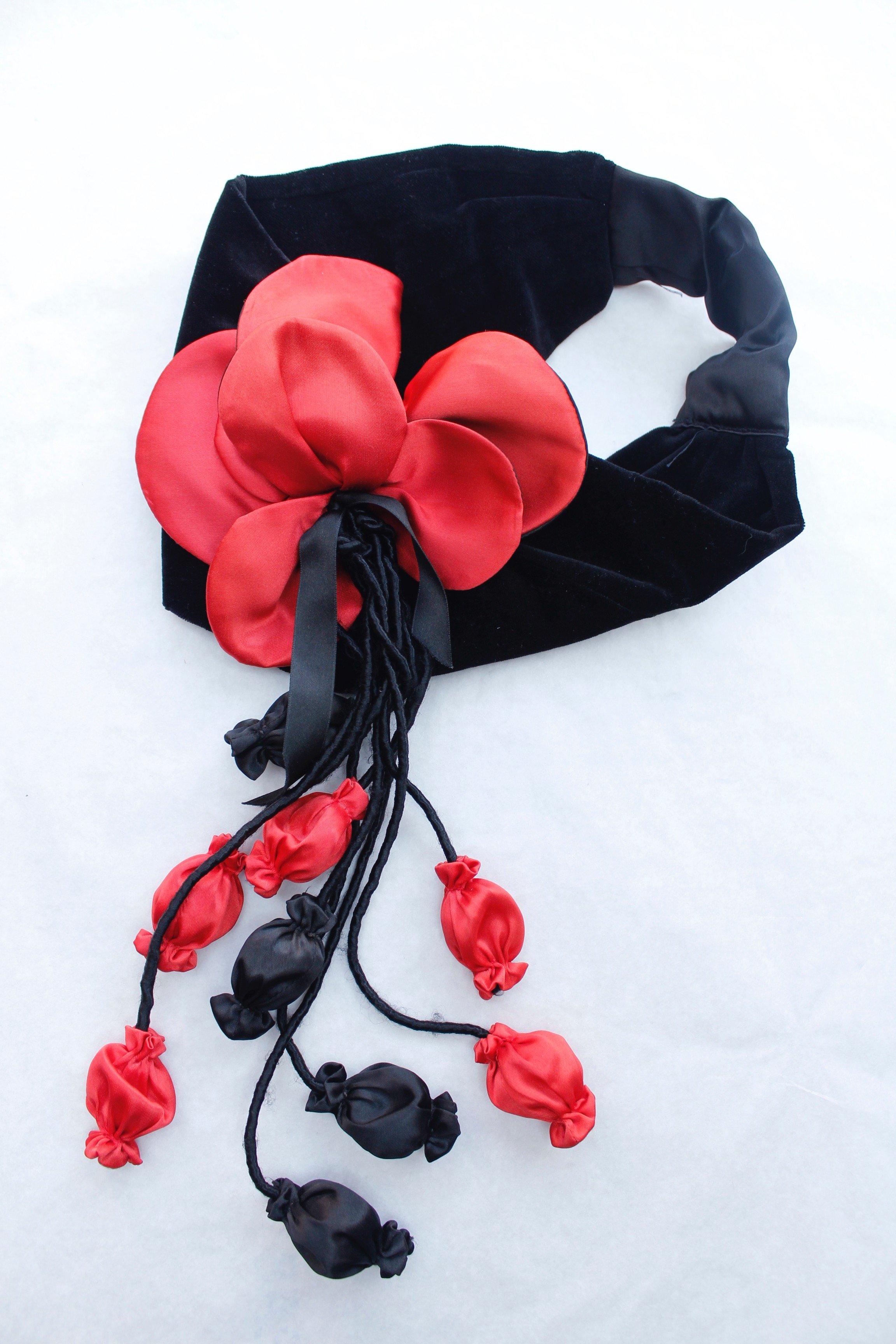 Velvet headband In Excellent Condition For Sale In SAINT-OUEN-SUR-SEINE, FR