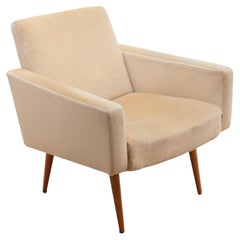 Velvet Lounge Chair "Antimott" designed by Walter Knoll, 1950s