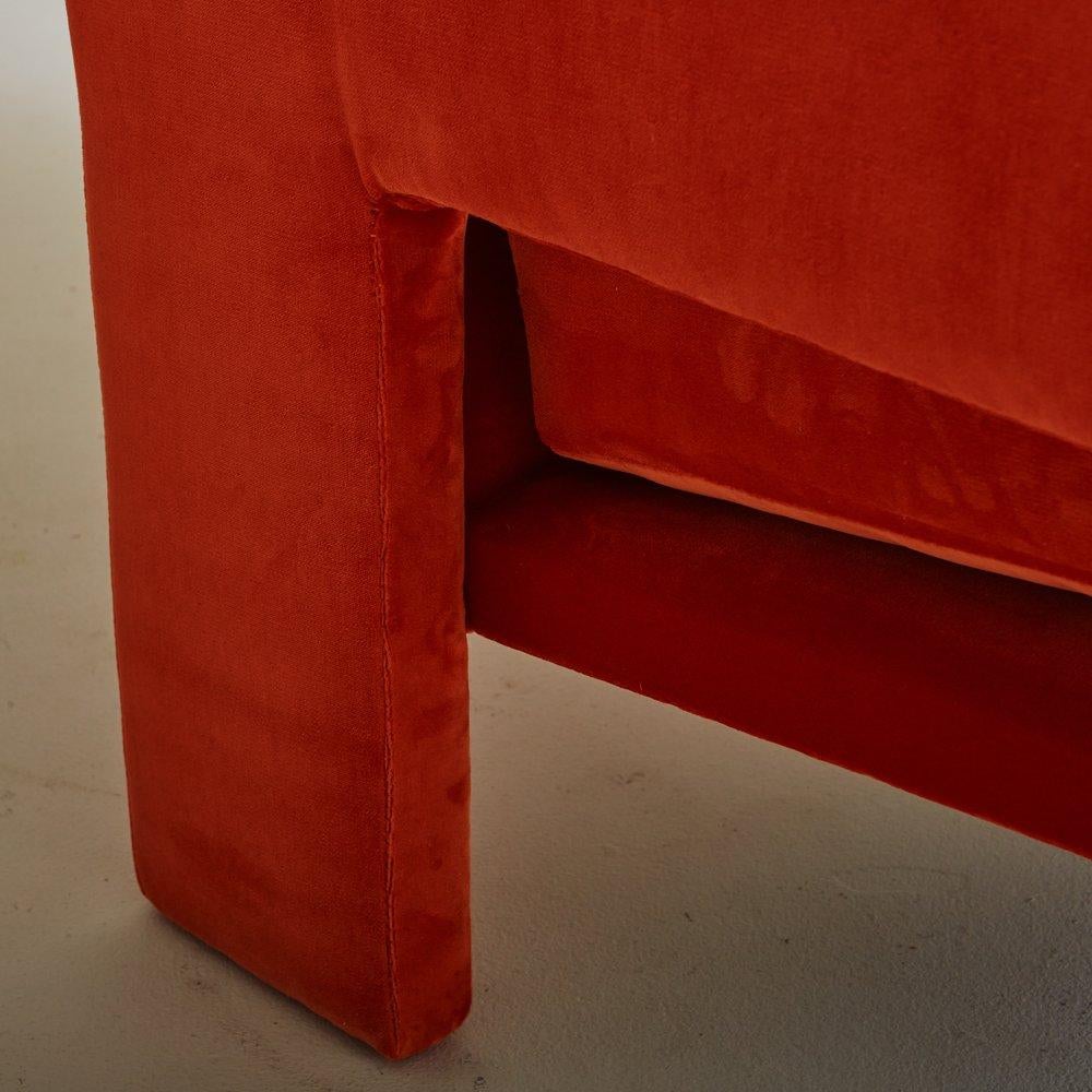 Velvet Lounge Chair by Adrian Pearsall for Comfort Designs, 1970s 4