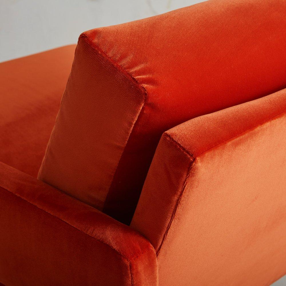 Velvet Lounge Chair by Adrian Pearsall for Comfort Designs, 1970s 5