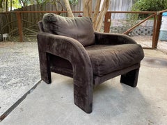 Loungesessel aus Samt von Adrian Pearsall für Comfort Designs, 1970er Jahre