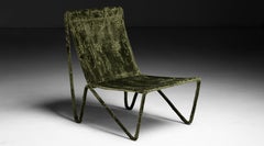 Fauteuil en velours, Angleterre, 1960