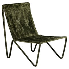 Fauteuil en velours, Angleterre, 1960