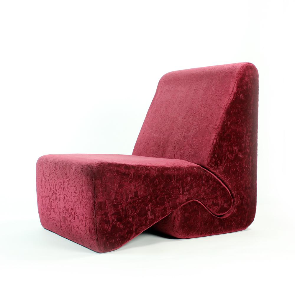Velvet Lounge Chairs from Hotel Kyjev by Ivan Matusik, Czechoslovakia, 1970 6