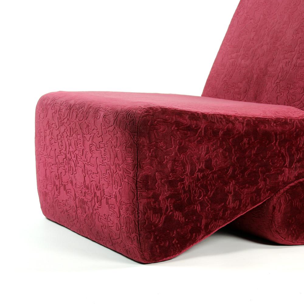 Velvet Lounge Chairs from Hotel Kyjev by Ivan Matusik, Czechoslovakia, 1970 7