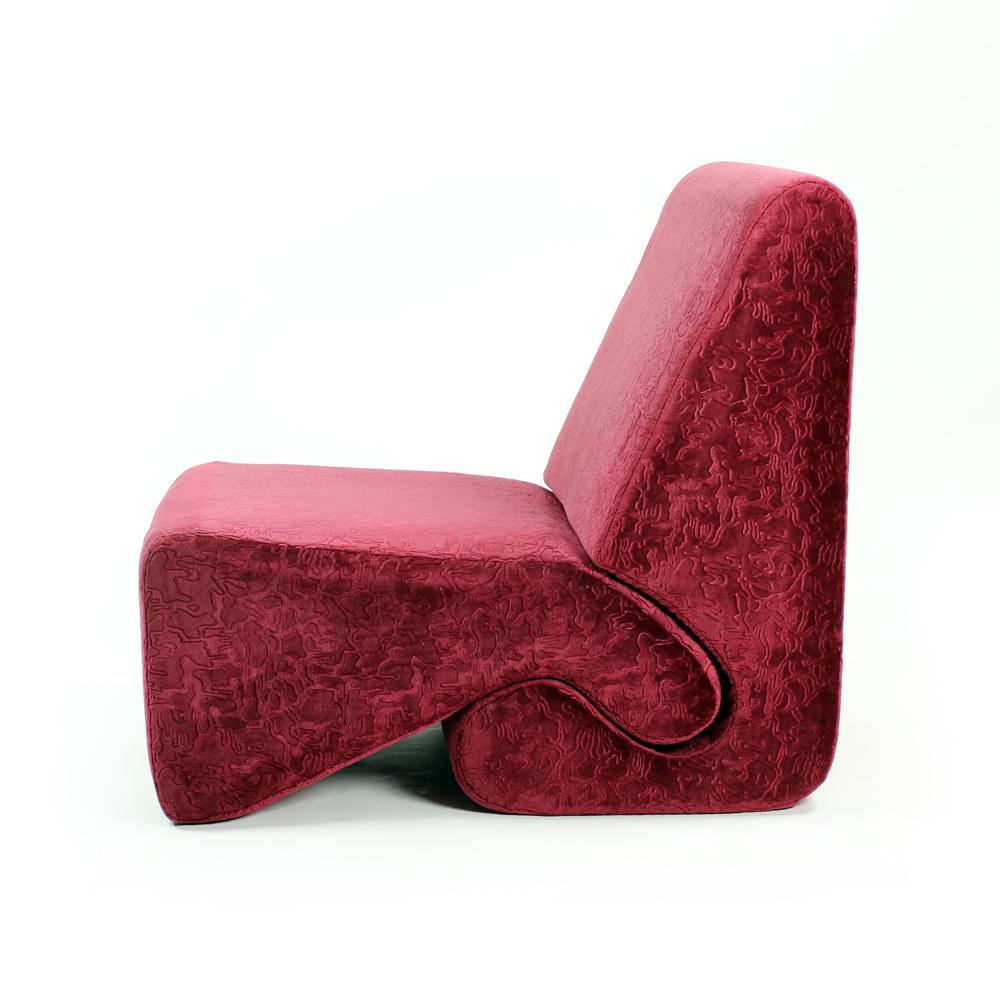 Velvet Lounge Chairs from Hotel Kyjev by Ivan Matusik, Czechoslovakia, 1970 In Good Condition In Zohor, SK