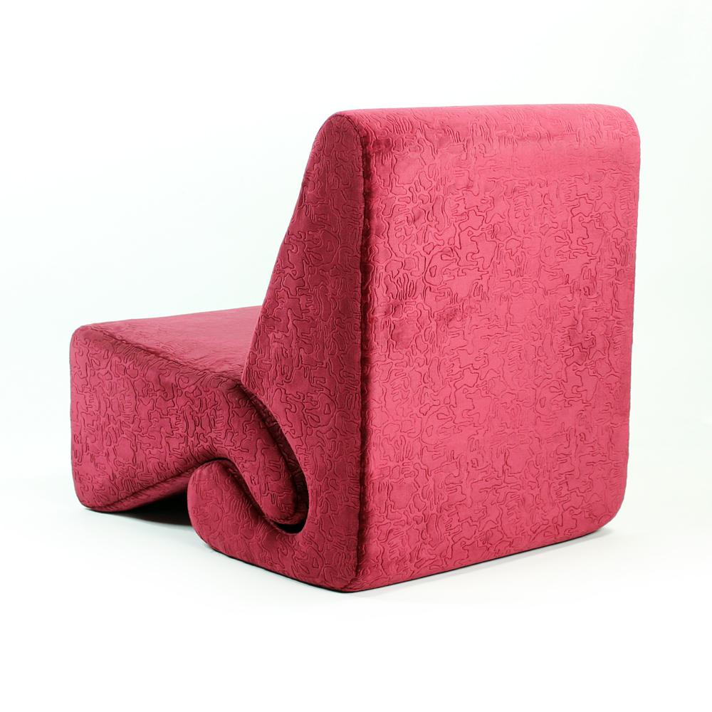 Late 20th Century Velvet Lounge Chairs from Hotel Kyjev by Ivan Matusik, Czechoslovakia, 1970