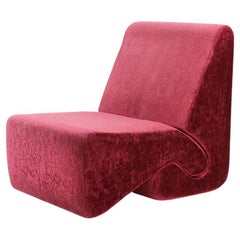 Velvet Lounge Chairs from Hotel Kyjev by Ivan Matusik, Czechoslovakia, 1970