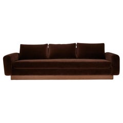 Mesa-Sofa aus Samt von Lawson-Fenning