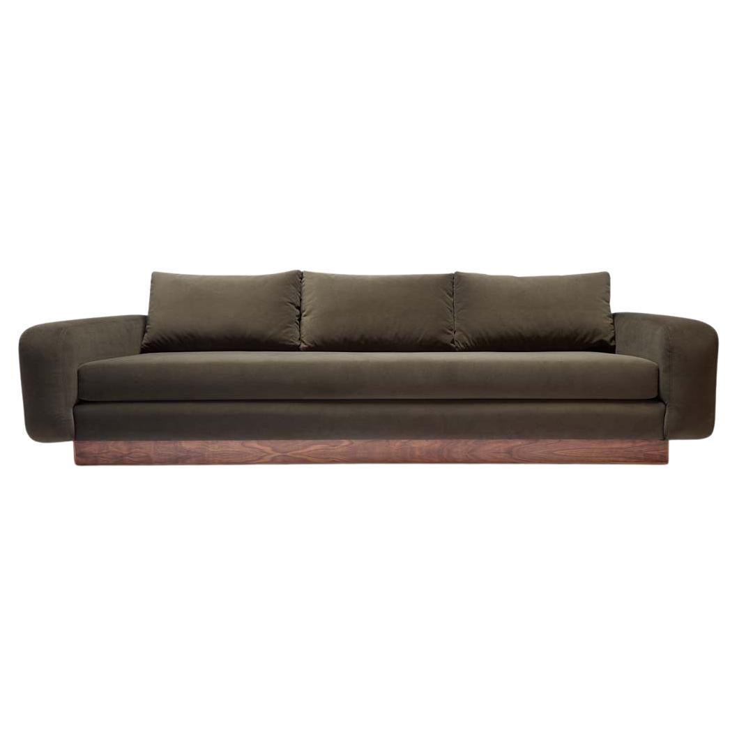 Velvet Mesa Sofa by Lawson-Fenning For Sale