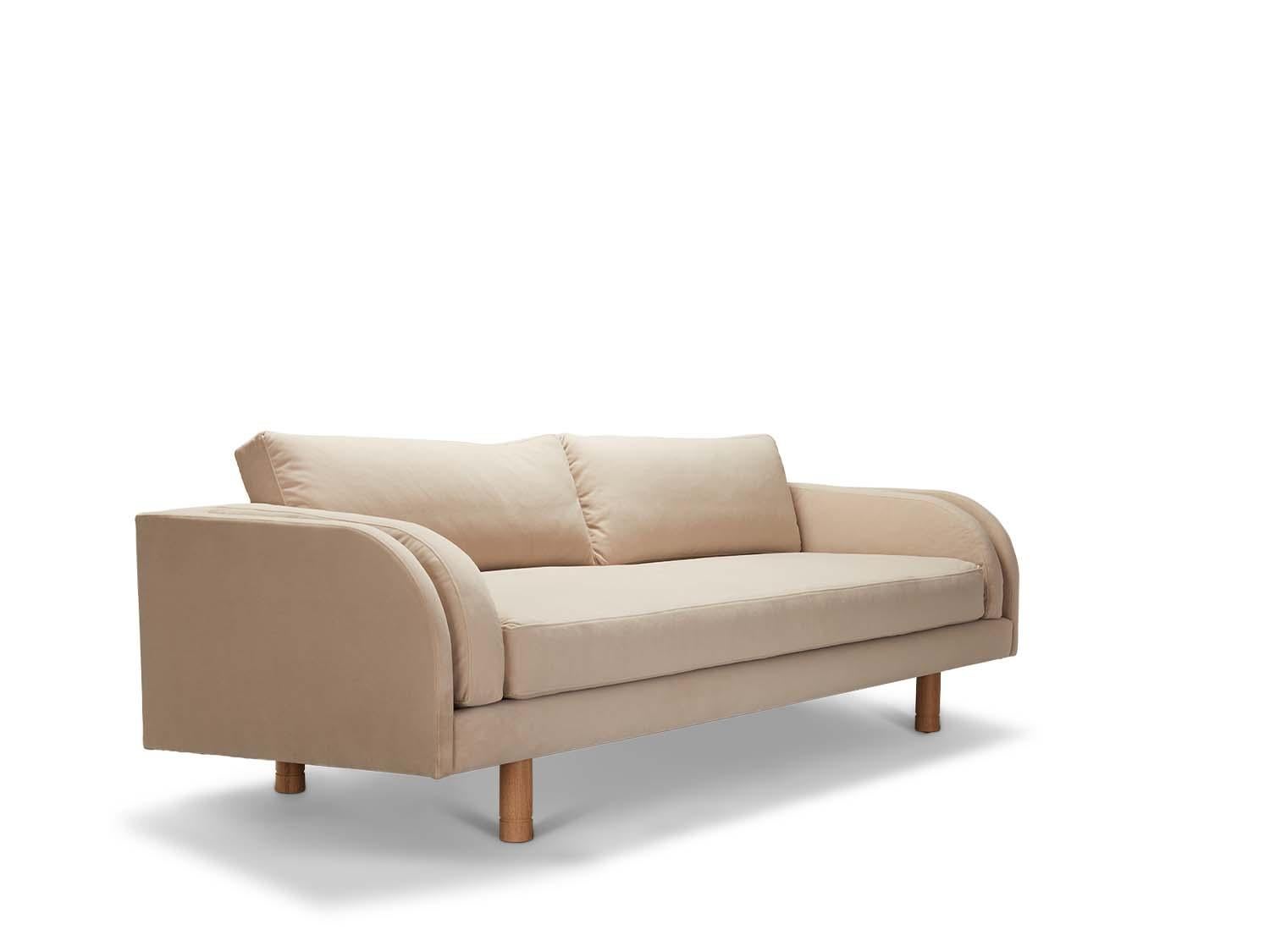 Mid-Century Modern Velvet Moreno Sofa by Lawson-Fenning