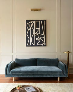 Lawson-Fenning Moreno Sofa, Modern Couch with Solid Oak Legs