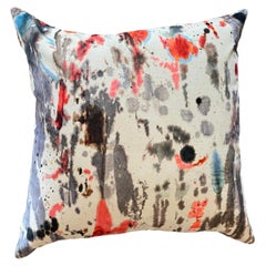 Velvet Multicolor Splatter Paint Design Contemporary