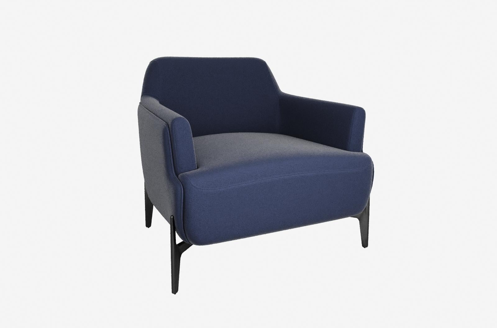 The Colorado armchair, an exclusive piece, has its curvy design inspired by contemporary Japanese architecture. It features details that combine smoothness and precision.
Highlight the thin outer shell that surrounds the entire piece, reinforcing
